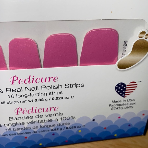 “Strawberry Sunrise” Color Street, Pedicure, 100% Nail Polish Strips - Picture 2 of 4